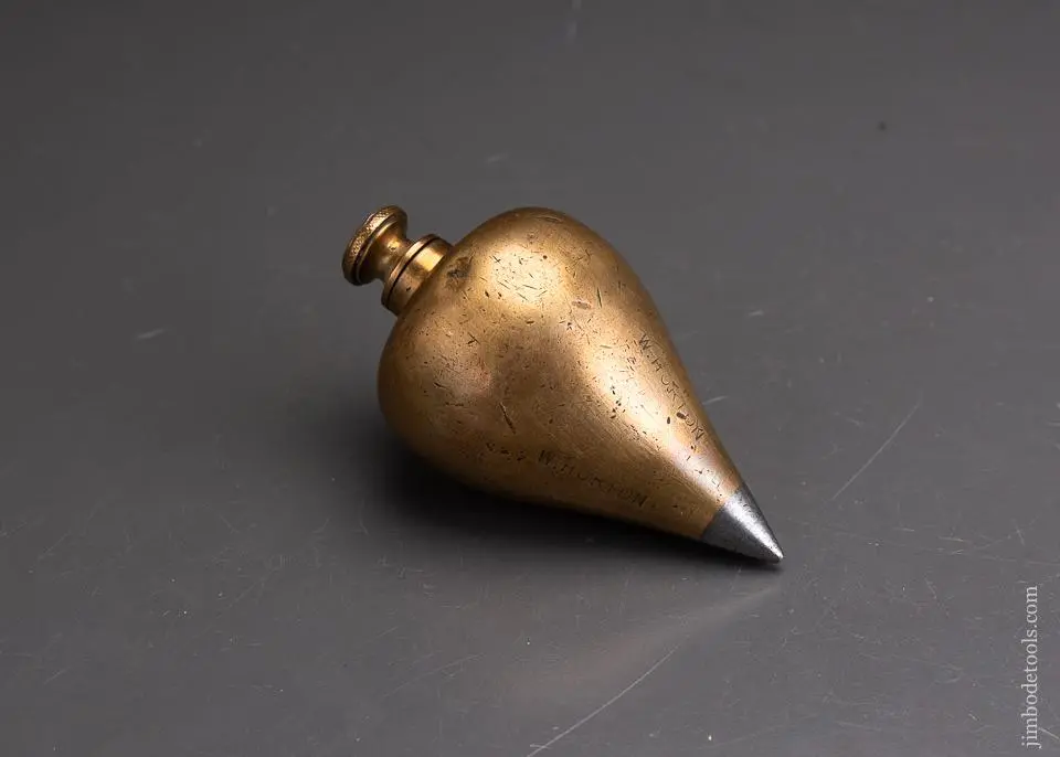 Fine 3 1/4 Pound Brass Plumb Bob - 95690 1