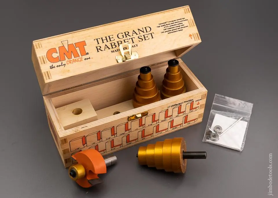 Cmt The Grand Rabbet Set Router Bit Set - 95747 1