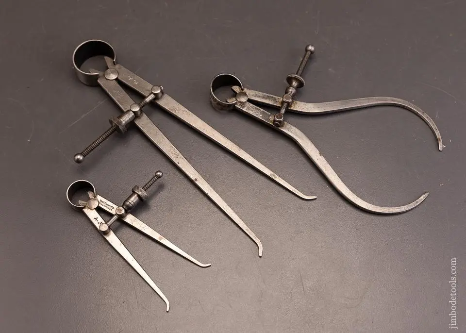 3 Starrett Calipers 3 1/2 Inch, 6 Inch, 7 Inch - 95799 1
