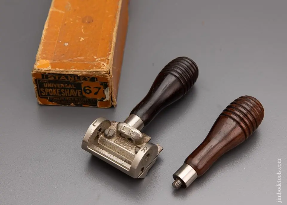 Stanley No. 67 Spoke Shave Complete And Mint In Box - 95807 1