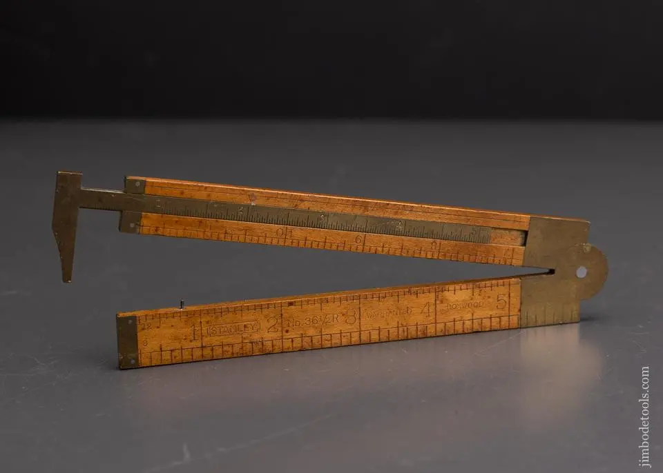 Stanley No. 36 1/2R Caliper Rule 12 Inch Fine - 95823 1