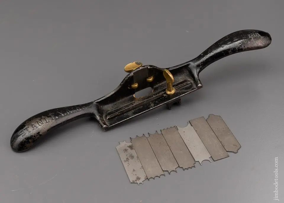 Extra Extra Fine Stanley No. 66 Hand Beader Type One With 7 After Market Cutters And Fence - 95828 1