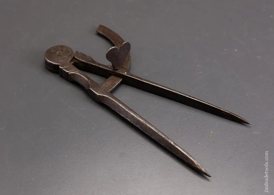 Early Hand-Forged 7 Inch Wing Dividers - 95858 1