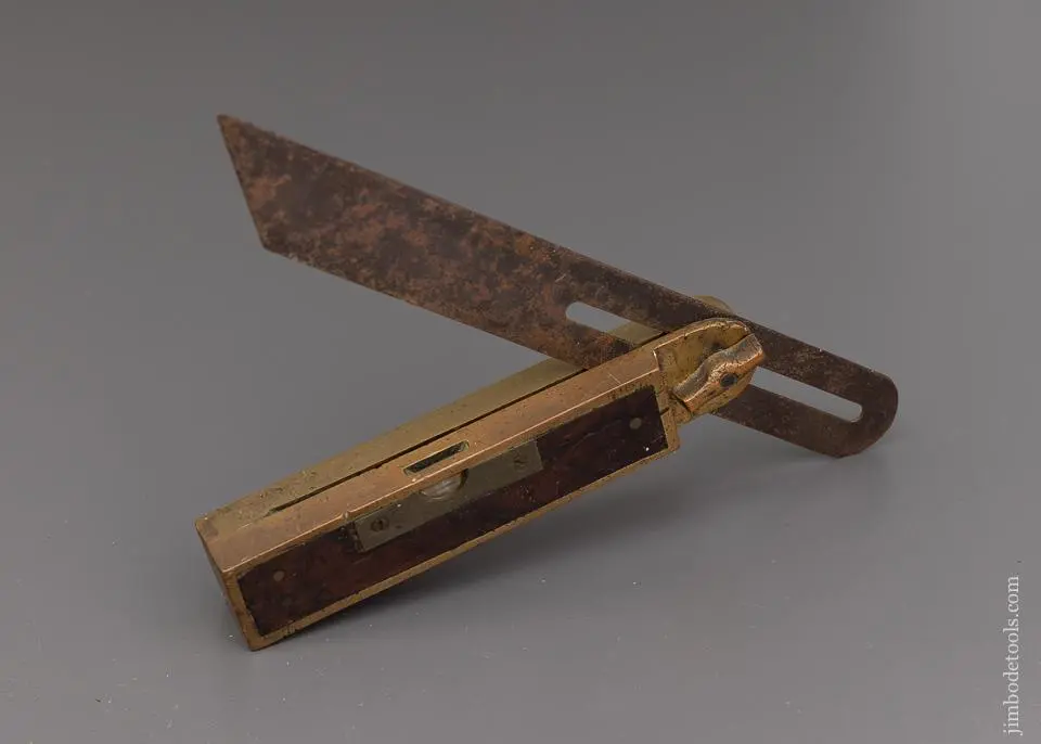 Awesome Howard’S Patent Bevel With Level And Rosewood Infill By Star Tool Co. - 95967 1