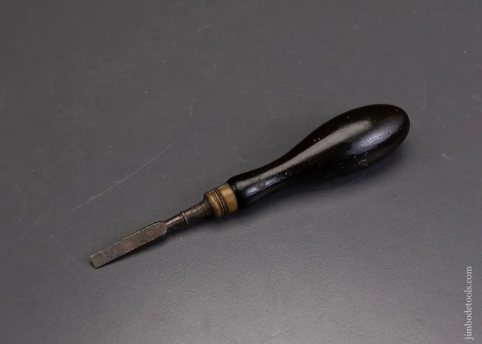 Elegant Ebony Handle Gunsmith’S Screwdriver 6 1/4 Inch - 95990 1