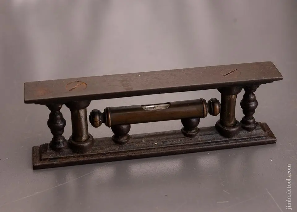 Rare L.L. Davis May 29, 1877 Patent Type One Spindle Level 1877 Patent 6 Inch Size - 95996 - As Of Dec 19 1