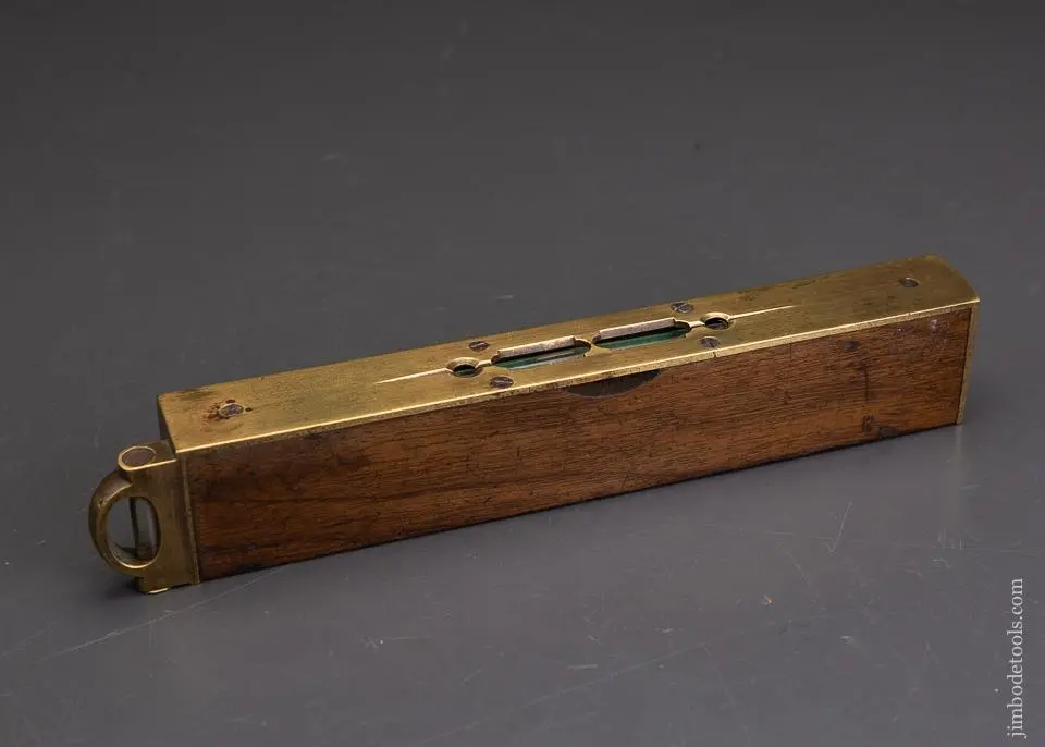 Nice Rosewood And Brass Plumb & Level - 95998 1
