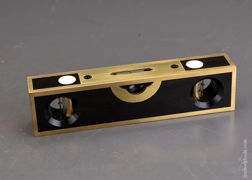Magnificent 6 Inch Stratton Bros. Level In Ebony By Barry Weaver - 96005 1