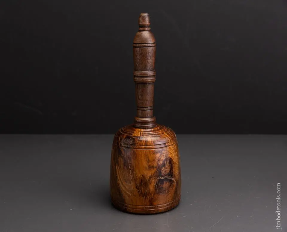1 1/2 Pound Fancy Lignum Vitae Mallet - 96101 1