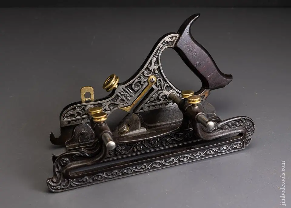 Gorgeous Stanley Miller’S Patent Ornate Plow & Filletster Plane - 96162 - As Of Dec 23 1