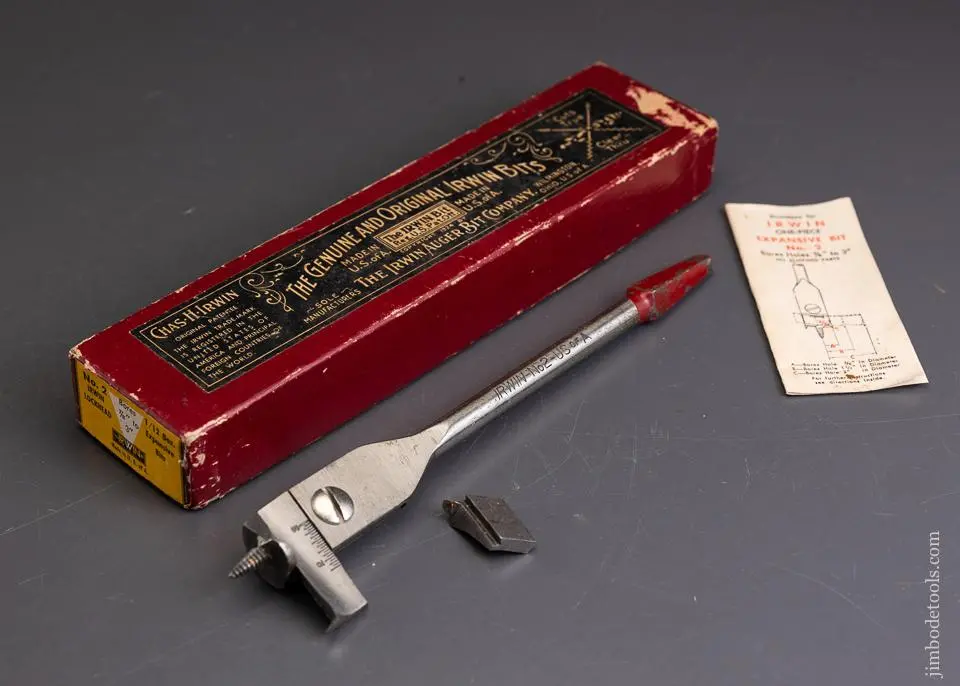 Irwin Expansive Bit 7/8 To 3 Inches Near Mint In Box - 96173 1