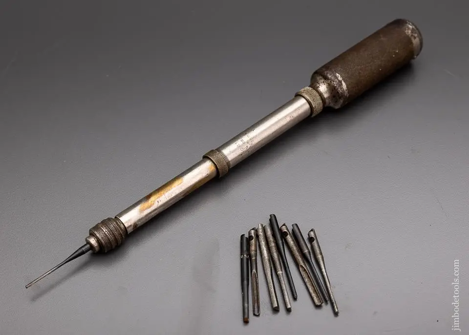 Stanley Yankee No. 41 Automatic Push Drill With All 8 Bits - 96233 1
