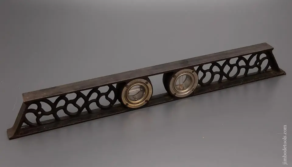 Rare 2 Foot Davis & Cook Pretzel Level 1903 Patent - 96242 1