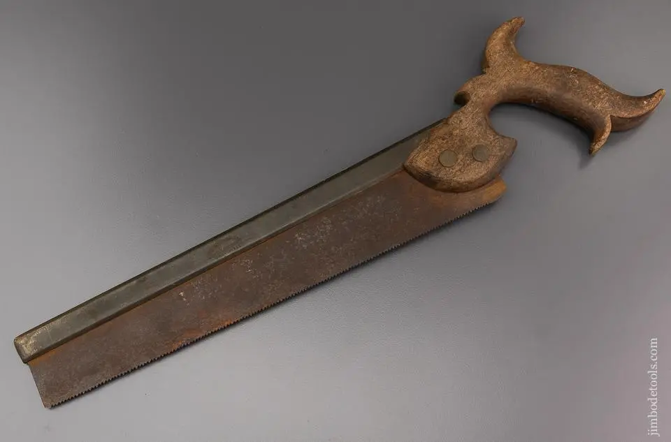 Rare Green, Pickslay & Millington 12 Inch Brass Back Dovetail Saw - 96276 1