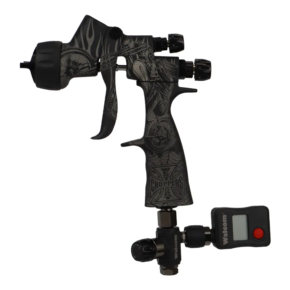 Walcom 360 Lt Hte Clear 1.3Mm Limited Edition West Coast Choppers Gravity Spray Gun 1