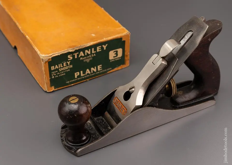 Sweetheart Stanley No. 3 Smooth Plane Near Mint In Box - 96372 1
