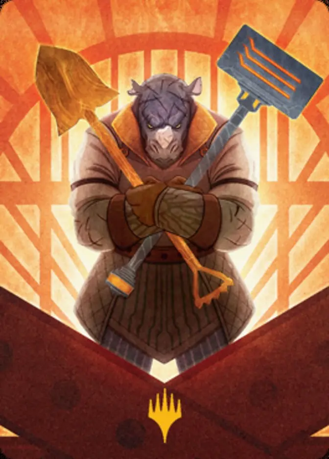 Mr. Orfeo, The Boulder Art Card (Gold-Stamped Signature) [Streets Of New Capenna Art Series] 1