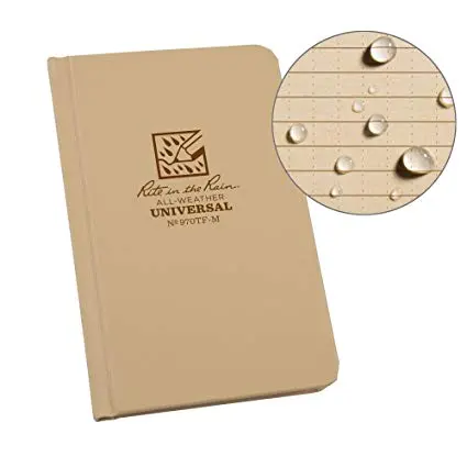 Rite-In-The-Rain - #970Tf-M Pocket Sized Bound Book, Universal Pattern 1