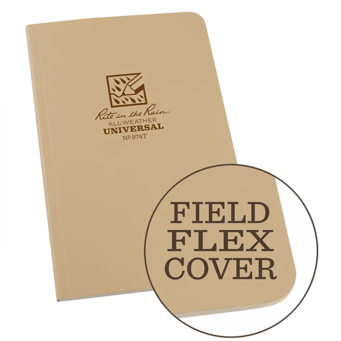 Rite-In-The-Rain - #974T Field-Flex Standard Notebook, Tan 1