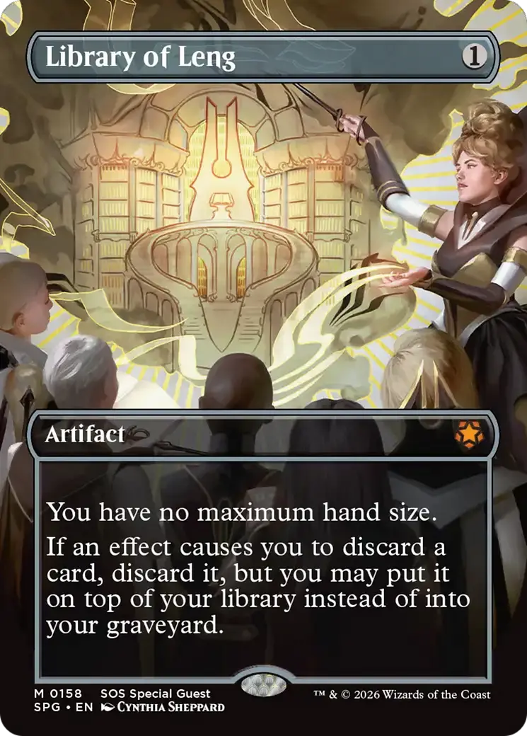 Library Of Leng (Borderless) [Secrets Of Strixhaven Special Guests] 1