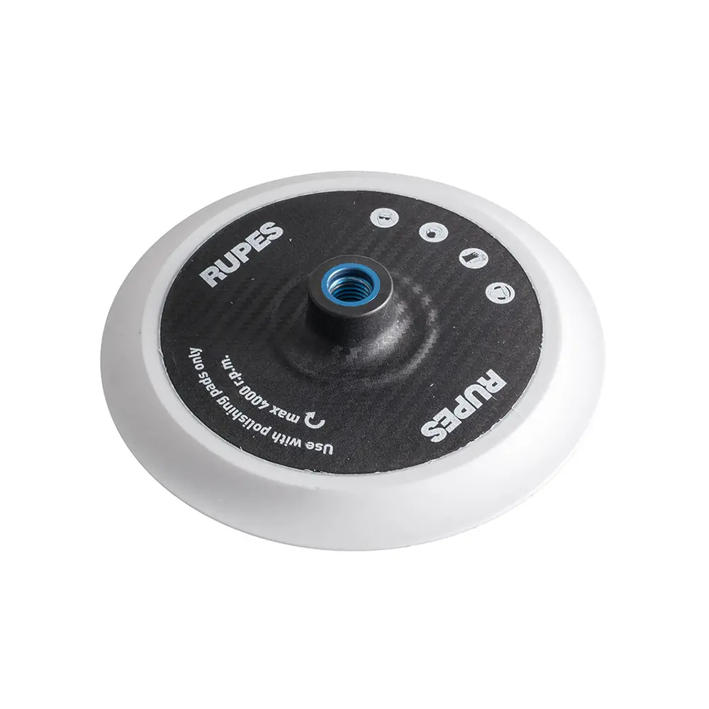 Rupes Backing Pad 165Mm Hook & Loop No Hole Hard M14 Suit Lh Polisher 992.650 1