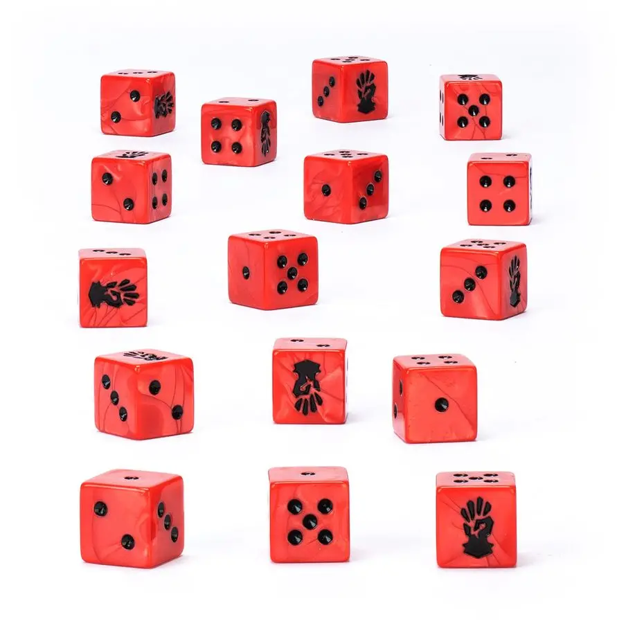 Chaos Space Marines: Red Corsairs Dice 1