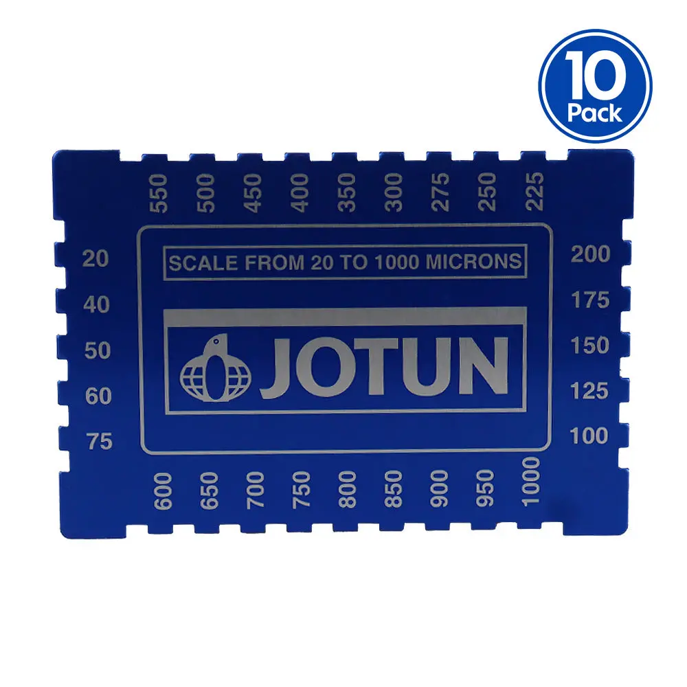 Jotun Wft Gauge 20–1000 Microns 10 Pack Wet Film Thickness Tool 1