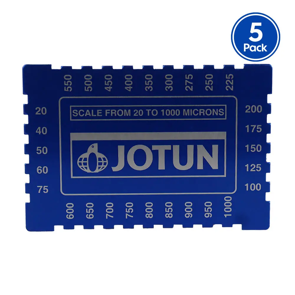 Jotun Wft Gauge 20–1000 Microns 5 Pack Wet Film Thickness Tool 1