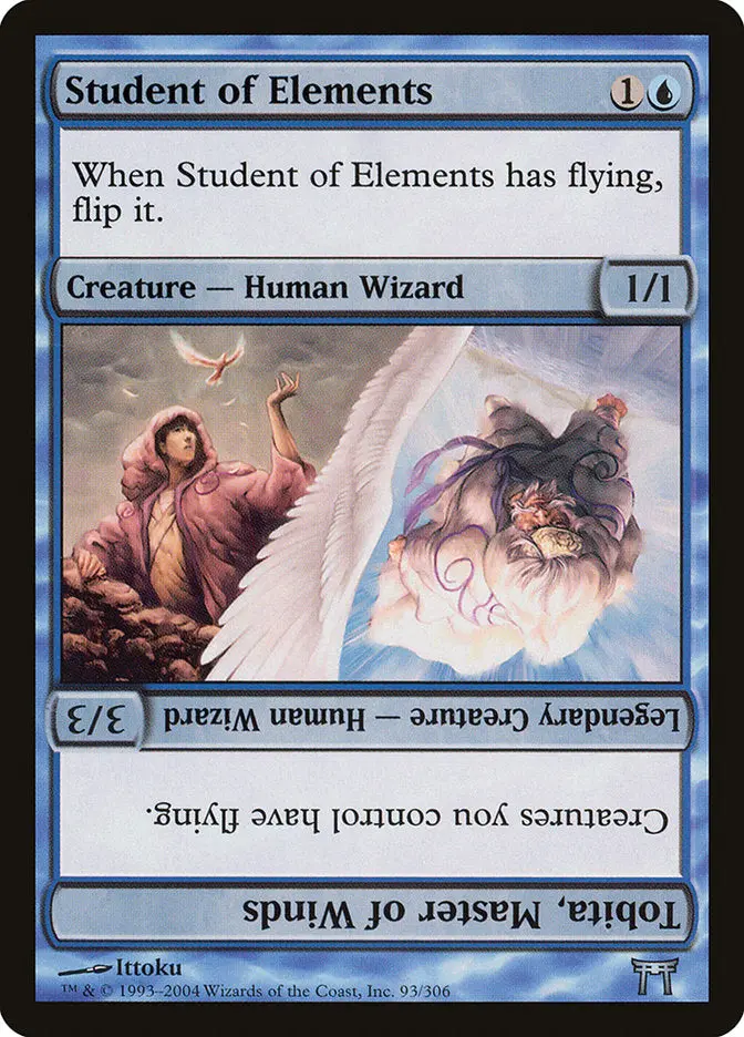Student Of Elements // Tobita, Master Of Winds [Champions Of Kamigawa] 1