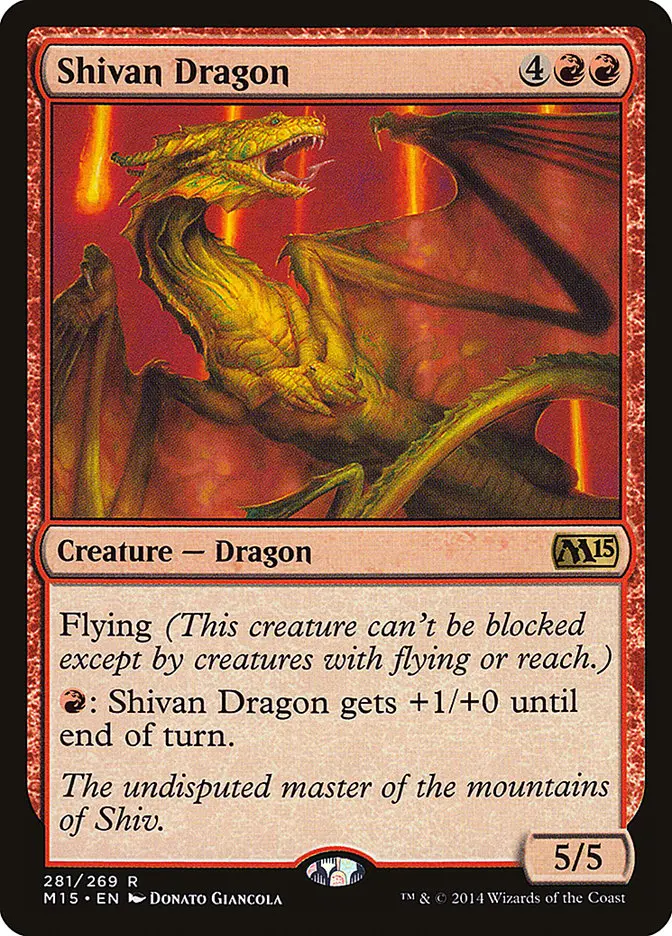 Shivan Dragon [Magic 2015] 1