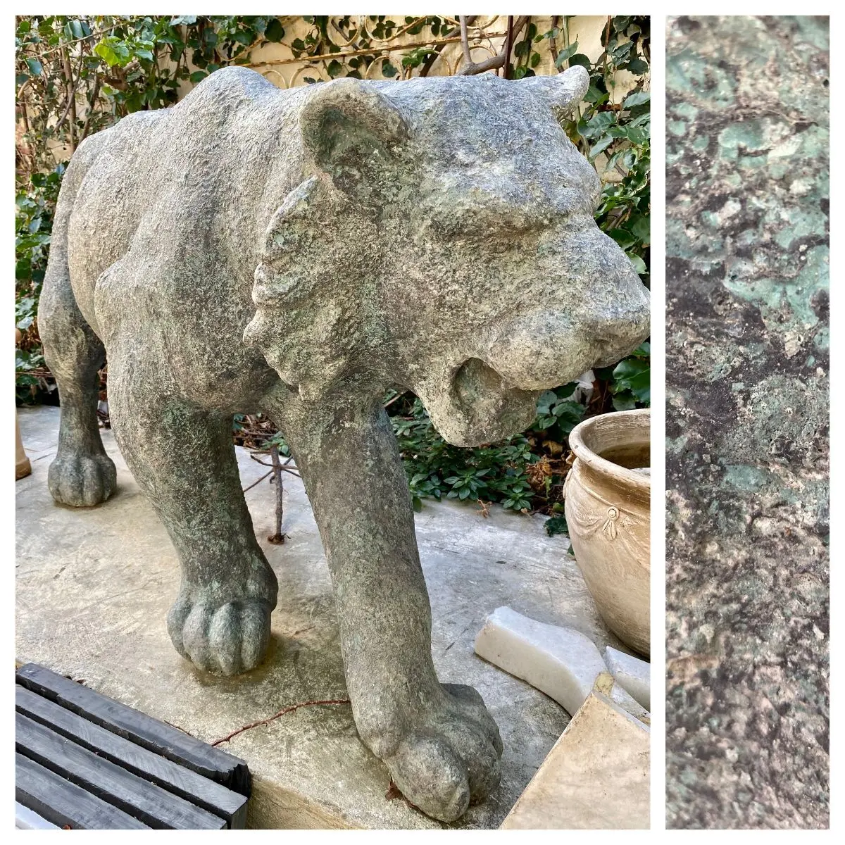 Aged Terracotta Tiger - Sold 1