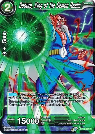 Dabura, King Of The Demon Realm (Bt11-073) [Vermilion Bloodline 2Nd Edition] 1