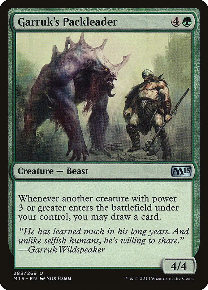 Garruk's Packleader [Magic 2015] 1