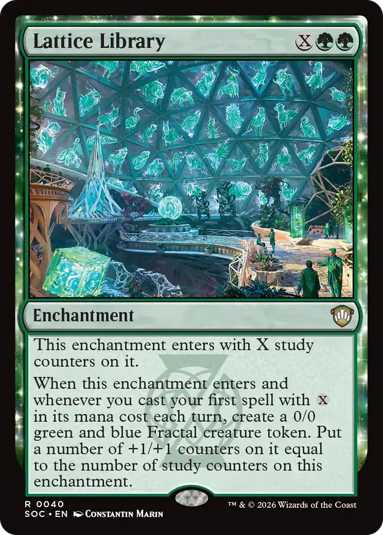 Lattice Library [Secrets Of Strixhaven Commander] 1
