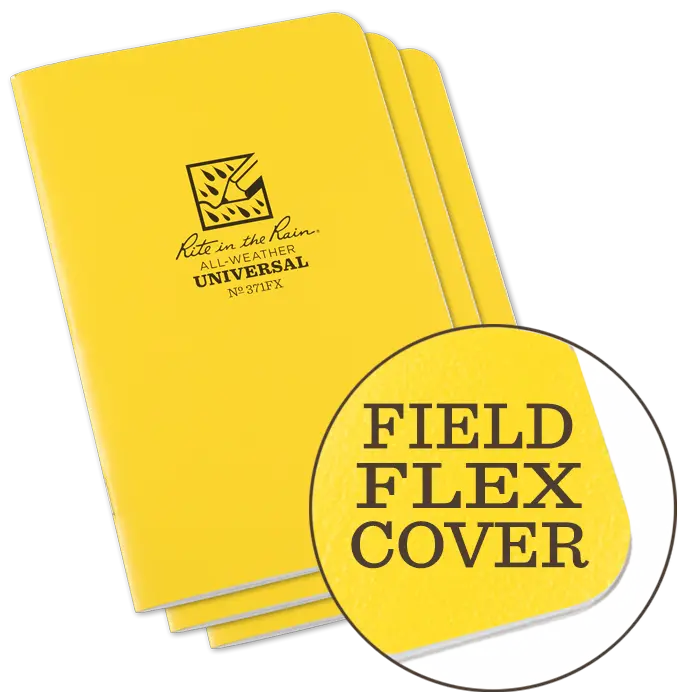 Rite-In-The-Rain - #371Fx Notebook, Field Flex, Transit Pattern, Pkg Of 3 1