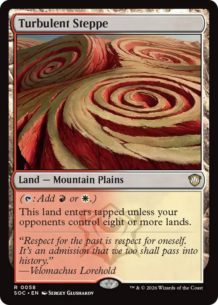 Turbulent Steppe [Secrets Of Strixhaven Commander] 1