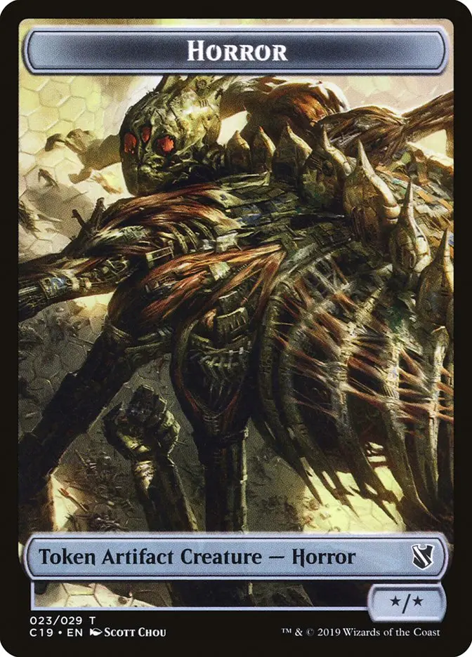 Horror Token [Commander 2019 Tokens] 1
