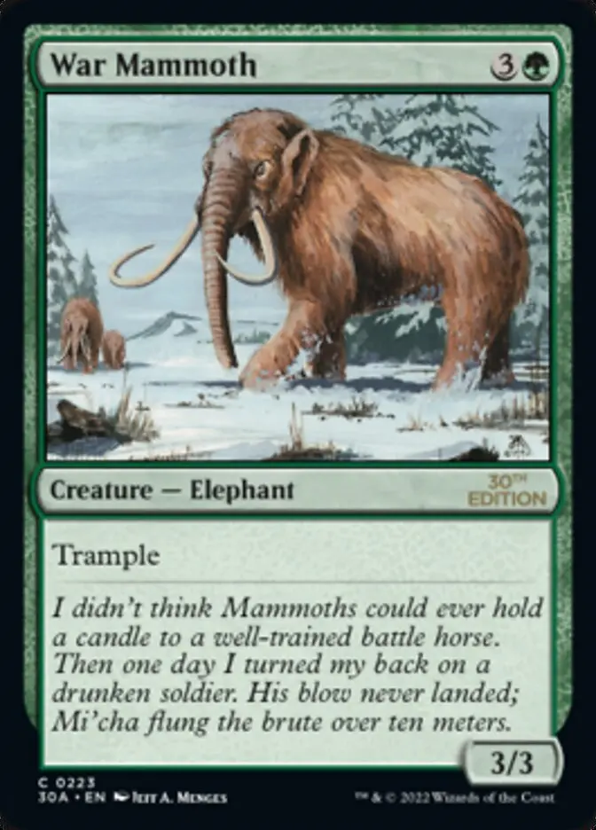 War Mammoth [30Th Anniversary Edition] 1