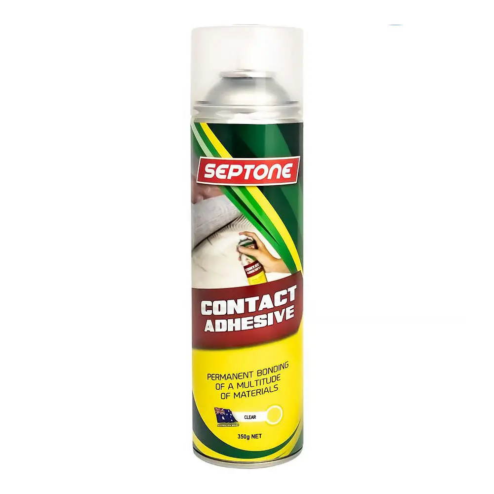 Septone Spray On Contact Adhesive Car Interior Plastic Vinyl Carpet 350G 1