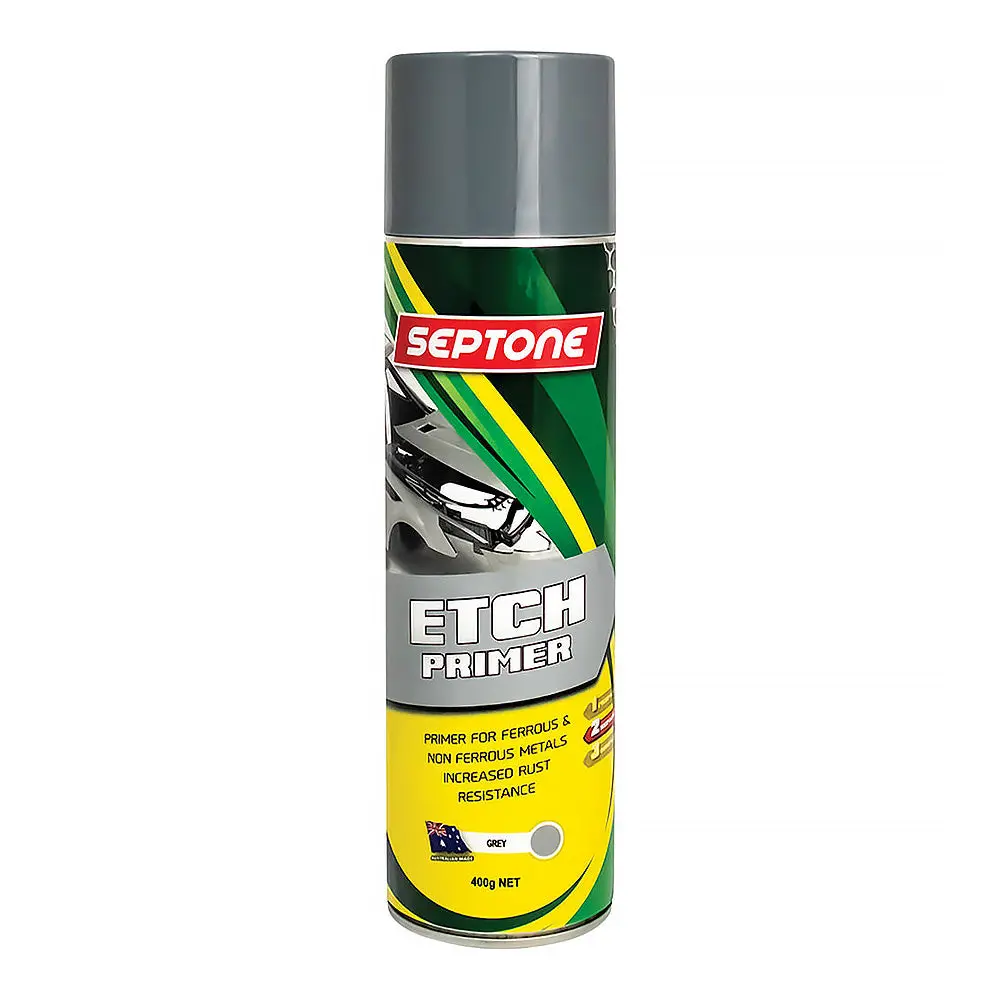 Septone Super Etch Primer Anti Corrosive Metal Spray Paint 400G Grey 1