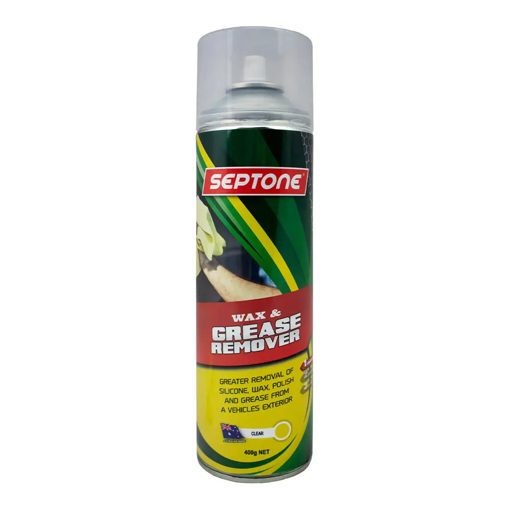 Septone Wax And Grease Remover 400G Aerosol Pre Painting Cleaner 1