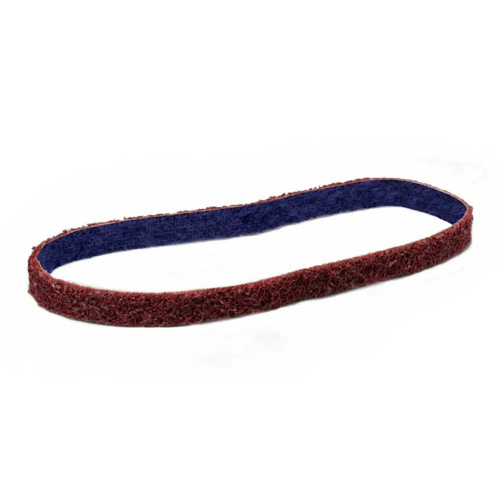 3M Scotch Brite Durable Flex Low Stretch Belt 10Mm X 330Mm Medium X 5 Pack 1