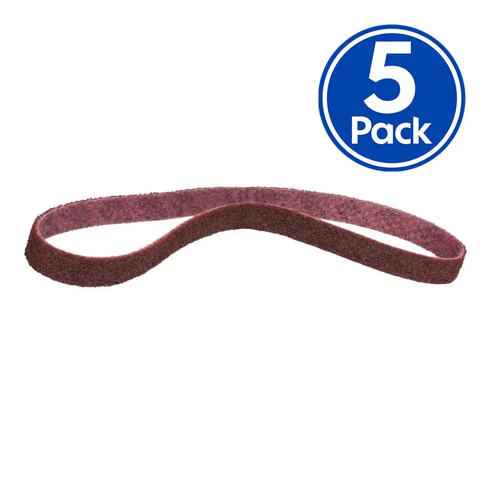 3M Scotch Brite Surface Conditioning Belt 10Mm X 330Mm Medium X 5 Pack 1