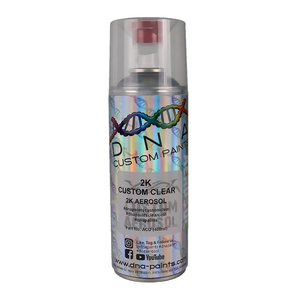 Dna 2K Custom Clear Spray Paint 350Ml Aerosol Professional Automotive Coating 1