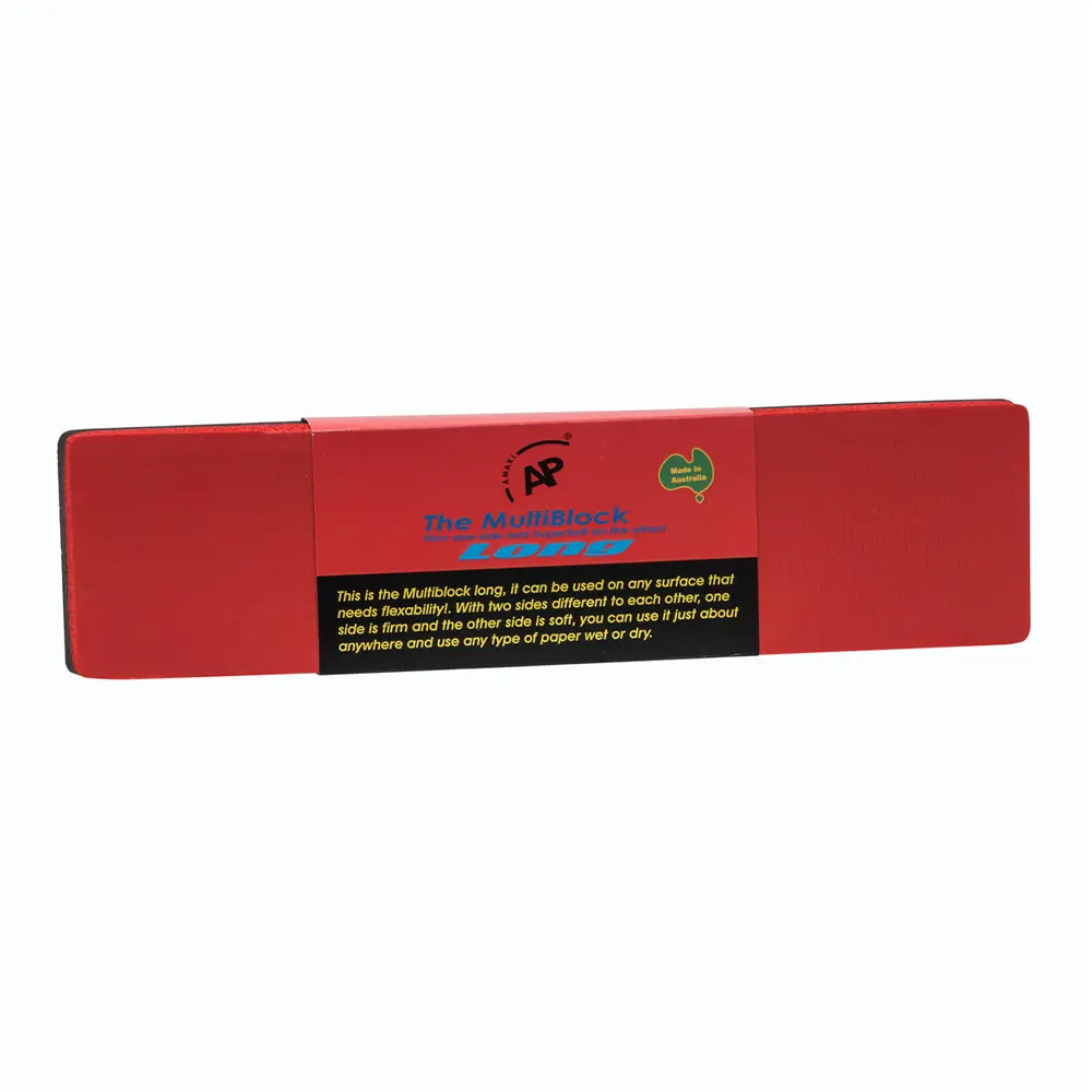 Amaxi The Multi Block Long - Red Soft / Black Firm Auto Panel Repair Car 1