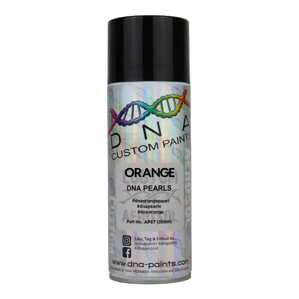 Dna Paints Pearl Colour Spray Paint 350Ml Aerosol Orange Pearlescent 1