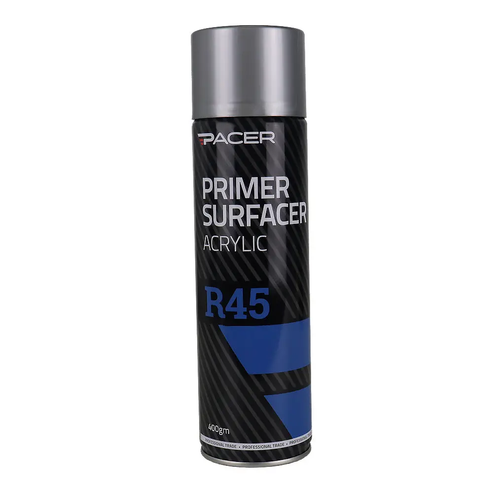 Pacer R45 Acrylic Primer Surfacer 400Gm Grey High-Build Automotive Primer 1
