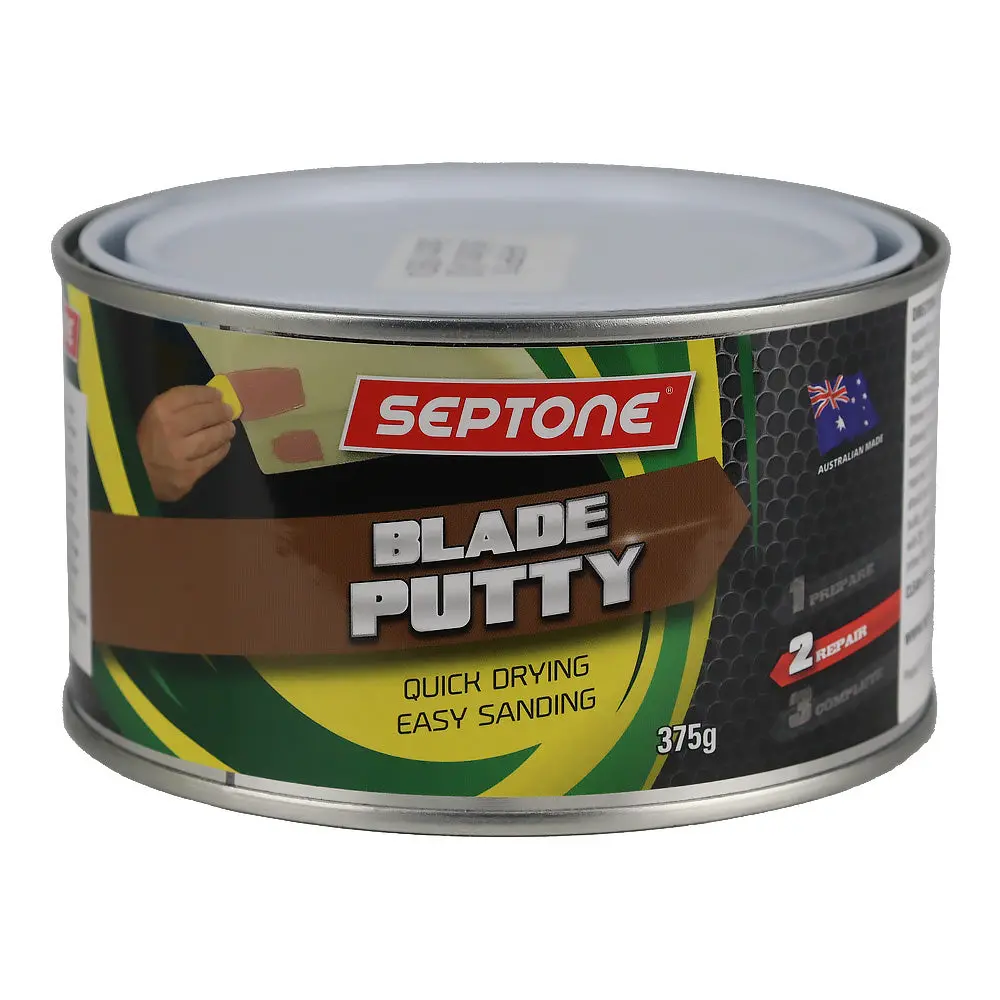 Septone Quick Dry Automotive Blade Putty Nitrocellulose Based Filler 375G Tin 1