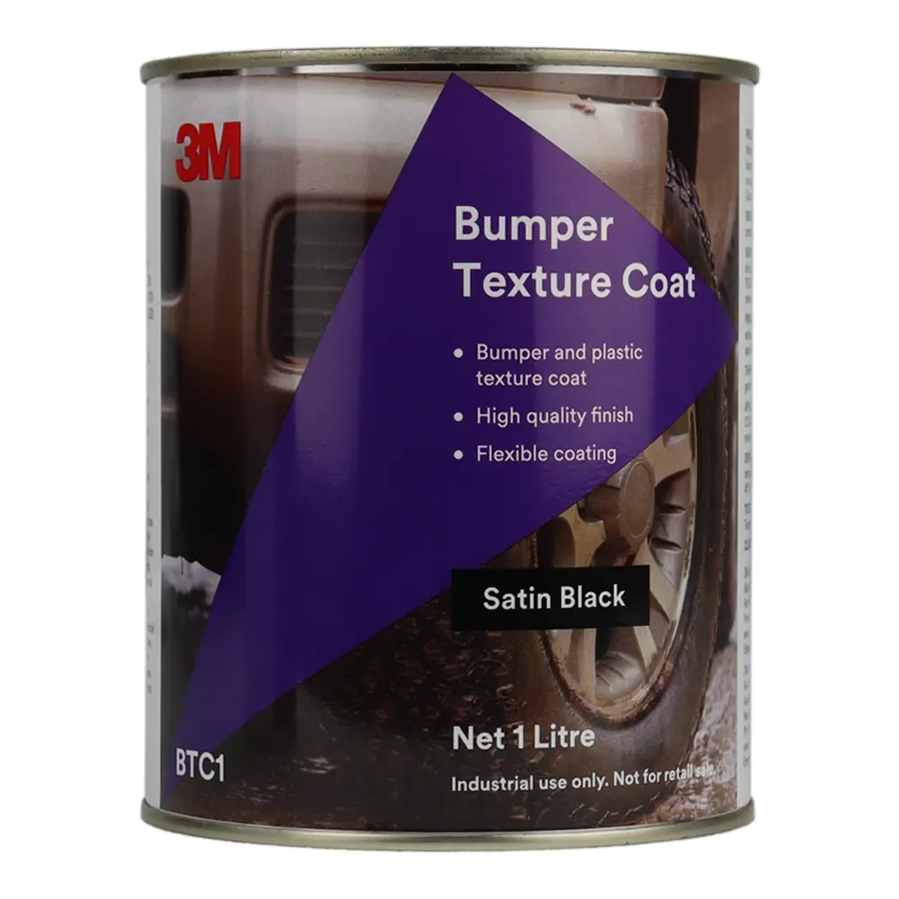 3M Bumper Texture Coat Satin Black 1L Automotive Primer 1