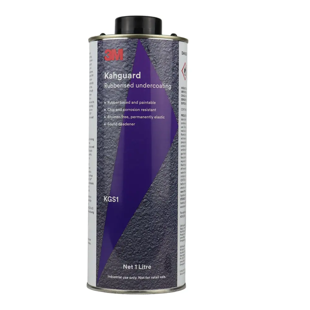 3M Kahguard Rubberised Underbody Coating 1L Black Sound Deadening 1